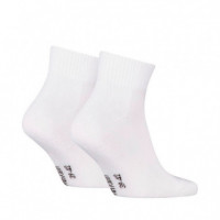 Pack de 2 Calcetines Quarter con Monograma  CALVIN KLEIN