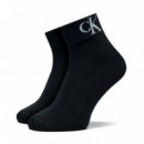 Pack de 2 Calcetines Quarter con Monograma  CALVIN KLEIN