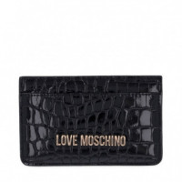 Cartera Shiny Croco  LOVE MOSCHINO