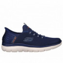 Summits - High Range Navy Mesh/trim SKECHERS