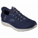 Summits - High Range Navy Mesh/trim SKECHERS