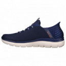 Summits - High Range Navy Mesh/trim SKECHERS