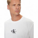 Monologo Tee Bright White  CALVIN KLEIN