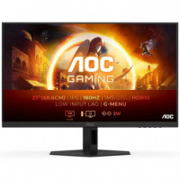 Monitor Gaming AOC 27" IPS 180HZ Multimedia HDMI Displayport Black