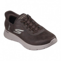 Go Walk Flex Brown Textile SKECHERS