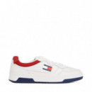 Zapatillas de Piel Color Block  TOMMY HILFIGER