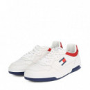 Zapatillas de Piel Color Block  TOMMY HILFIGER