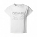 Camiseta Logo Strass  PEPE JEANS