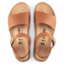 Calzado BIRKENSTOCK Glenda Cuero Natural Ginger Brown