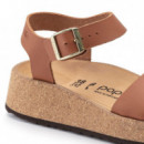 Calzado BIRKENSTOCK Glenda Cuero Natural Ginger Brown