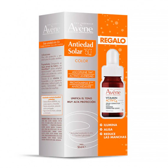 Solar Antiedad con Color SPF50+ Lote  AVÈNE