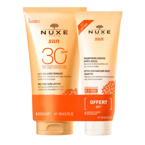 Leche Solar Fundente Spf 30+ Champú After Sun, NUXE Sun