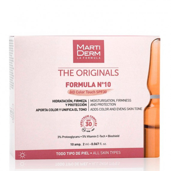 Ampollas Fórmula Nº10 Spf 30 X10  MARTIDERM