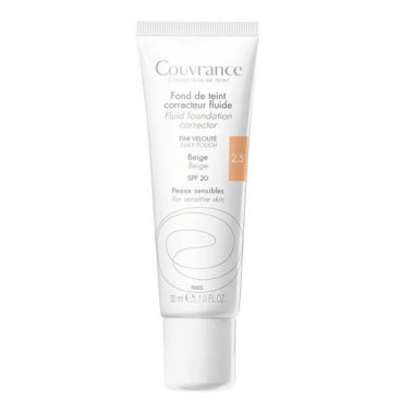 Couvrance Base de Maquillaje Fluida Correctora Beige  AVÈNE