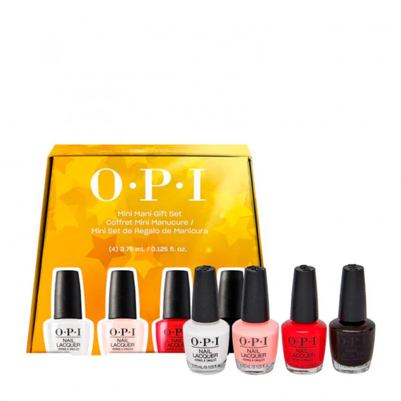 Set Mini Opi Holiday 2024
4 Esmaltes Icónicos  O.P.I