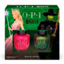 Duo Pack Opi X Wicked Holiday 2024
ESMALTES Elphaba y Glinda  O.P.I