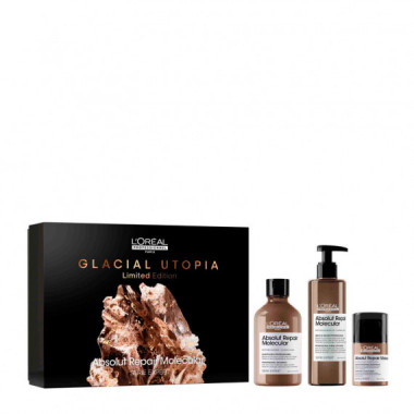 Glacial Leave In Absolut Repair Molecular Set Champú + Sérum  LOREAL PROFESSIONNEL