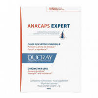 Anacaps Expert Complemento Alimenticio Caída Crónica del Cabello  DUCRAY