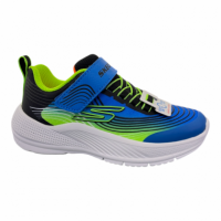 Microspec Advance Blue & Lime Textile / Synthetic / Orange & Black Trim SKECHERS