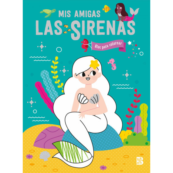 Mis Amigas las Sirenas Bloc para Colorea