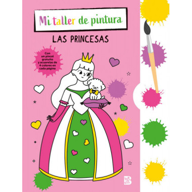 MI TALLER DE PINTURA CON PINCEL Y ACUARELAS - PRINCESAS