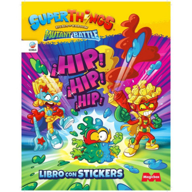 Libro de Stickers Superthings Mutant Battle - Espaã‘a