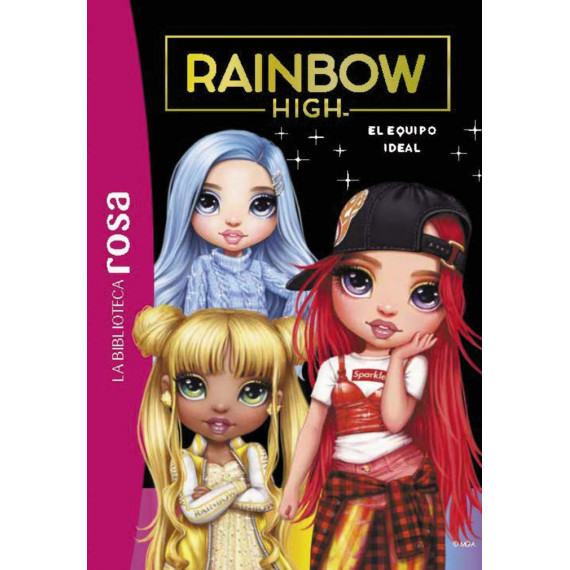 la Biblioteca Rosa Rainbow High 12 el Equipo Ideal