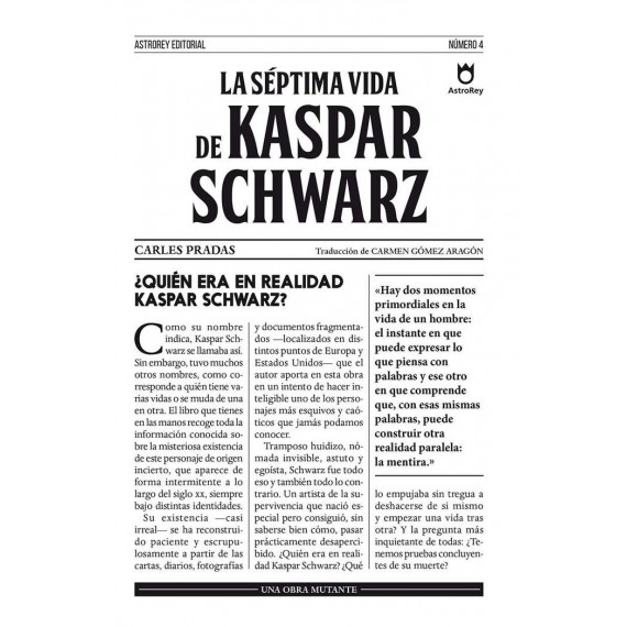 la Sãâ©ptima Vida de Kaspar Schwarz