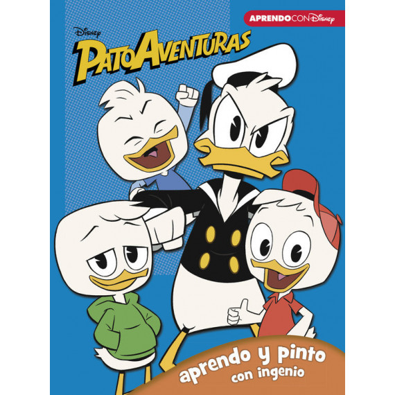 Patoaventura. Aprendo y Pinto con Ingenio (libro Educativo Disney con Actividades)