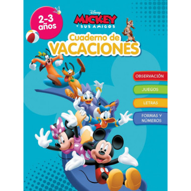 Cuaderno de Vacaciones Mickey 2 3 Aãƒâ‘os Aprendo con Disney