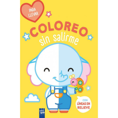 Coloreo sin Salirme-para Llevar-. Elefante