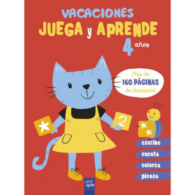 Vacaciones. Juega y Aprende. 4 Aãƒâ±os