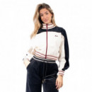 Bloom Cropped Track Top Blanco Roto  ELLESSE