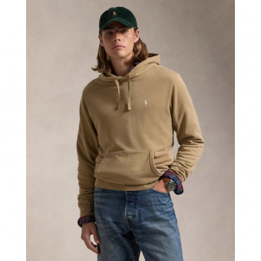 Heavy Wt Fleece-atl Khaki  RALPH LAUREN