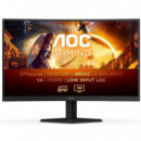 Monitor Gaming AOC 27" Curvo 280HZ HDMI Displayport Black