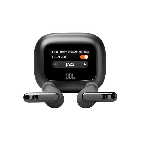 JBL Auricular BLUETOOTH con Pantalla y Cancelacion de Ruido Live Beam 3 Negro