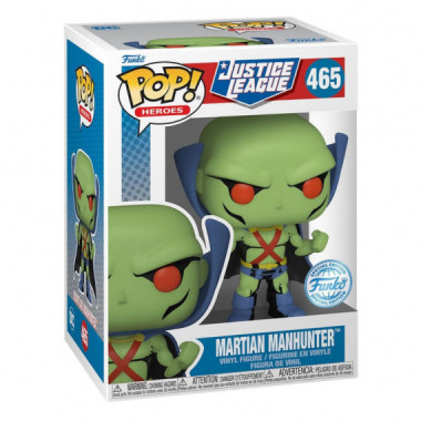 Funko Pop Martian Manhunter Liga de la Justicia DC Edición Especial 465