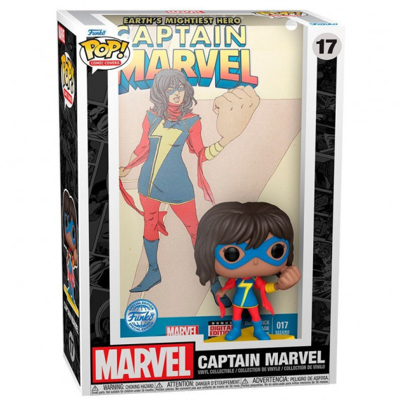 Funko Pop Capitana Marvel Comic Cover Edición especial Marvel 17