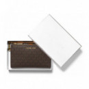 Dblzp Wristlet Brown  MICHAEL KORS