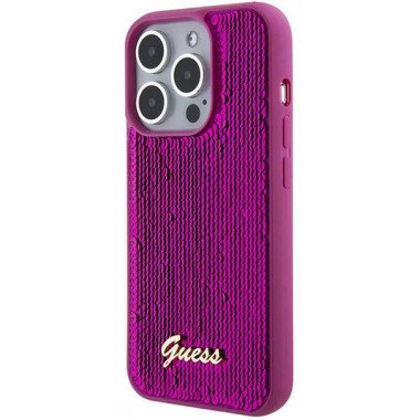 Carcasa Guess Sequin Iphone 15 Fucsia Guhcp15spsfdgsf