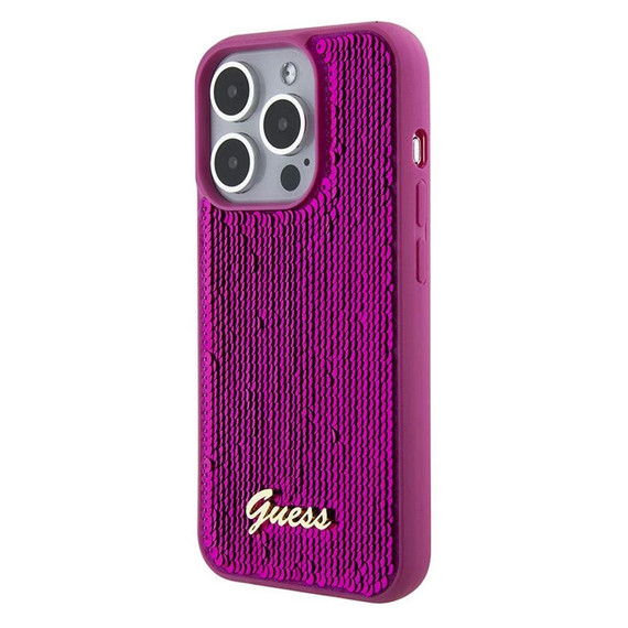 Carcasa Guess Sequin Iphone 15 Fucsia Guhcp15spsfdgsf