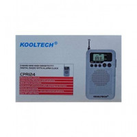 KOOLTECH CPR124 Radio Digital Am/fm con Reloj, Altavoz