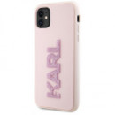 Carcasa Karl Lagerfeld 3d Logo Glitter Iphone 15 Pro Max Klhcp15x3dmbkcp