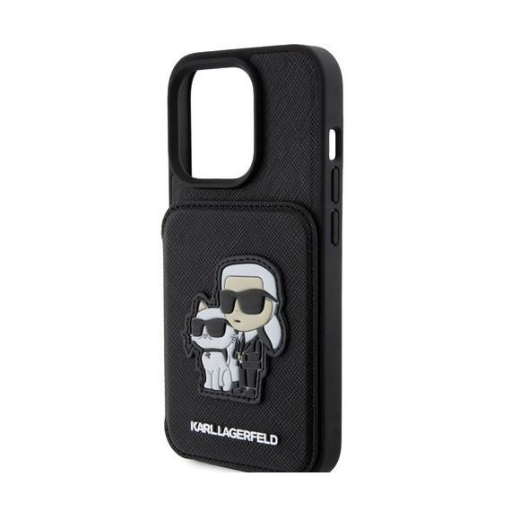 Carcasa Karl Lagerfeld Cardslot Kc Iphone 15pro Klhcp15lsakcsck