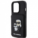 Carcasa Karl Lagerfeld Cardslot Kc Iphone 15pro Klhcp15lsakcsck