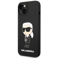 Carcasa KARL LAGERFELD Nft Ikonik 14 Pro KLHCP14LSNIKBCK