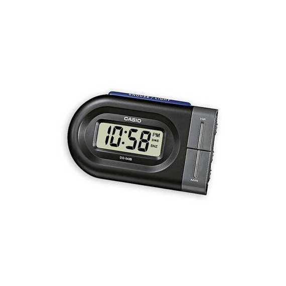 CASIO Reloj Despertador Digital DQ-543B-1 Negro