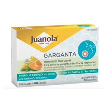 Juanola Garganta Propolis Complex 20 Comprimidos  ANGELINI PHARMA ESPAÑA