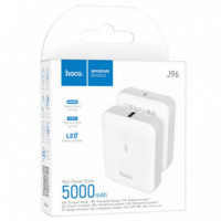 Powerbank 5.000 Mah Salida Usb-a, Entrada Usb-c HOCO J96 Blanco