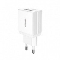 Cargador 10.5W 2.1A 2XUSB T24 Blanco USAMS